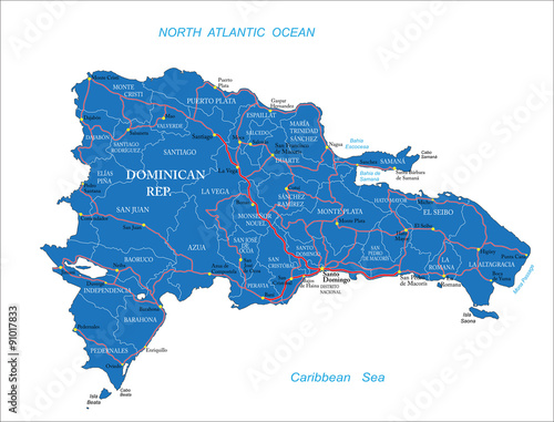 Dominican Republic map