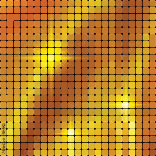 Gold texture pattern, vector background