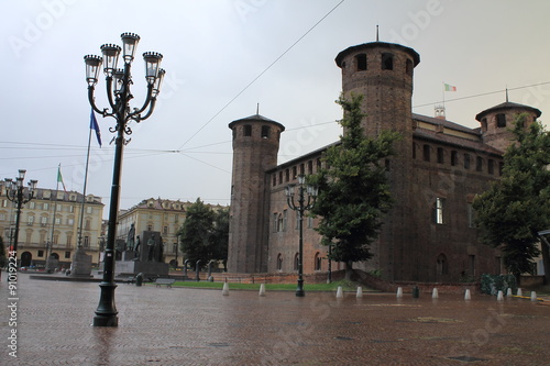 Castle of the Acaja in Turin, Italy 