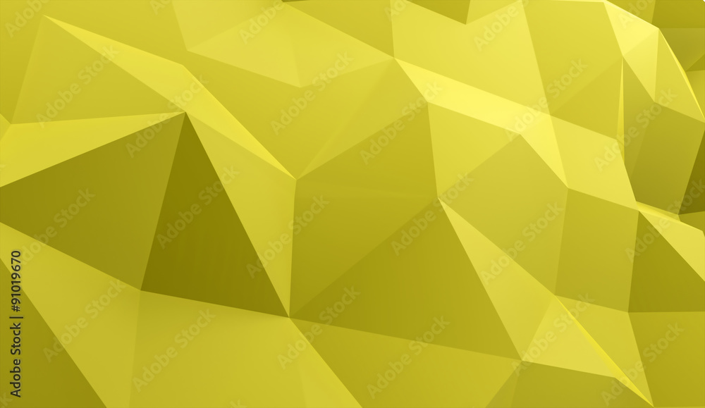 Fototapeta Triangle background concept rendered