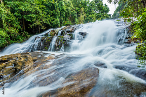 Pha Dok Xu waterfall at Doi Inthanon National park in Chiang Mai