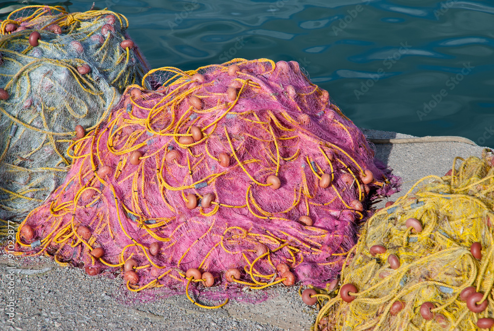 Obraz premium Fishing nets