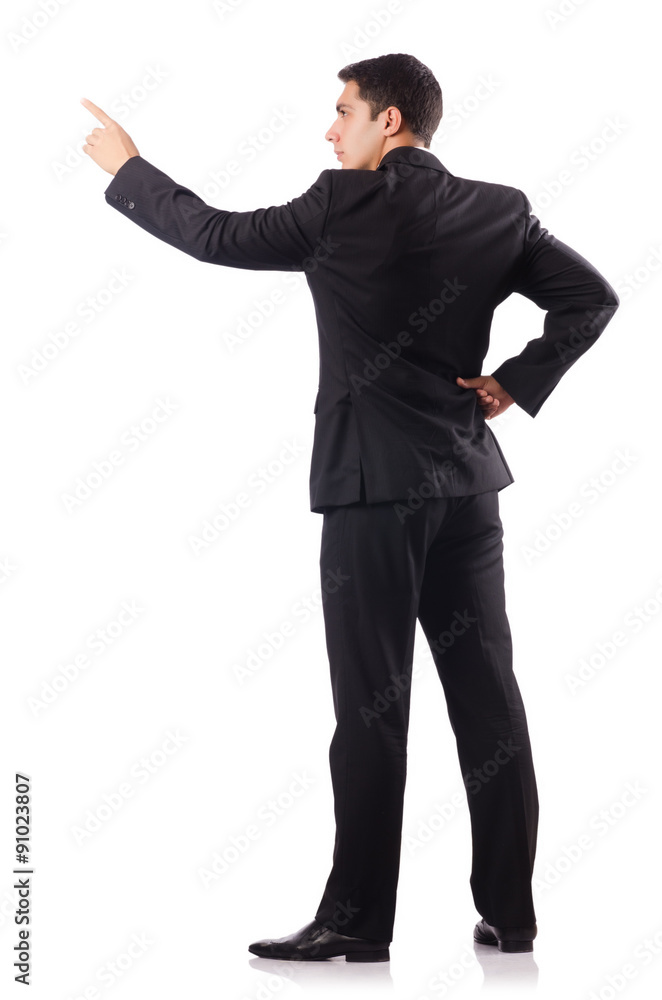 Elegant young man isolated on white Elegant young man isolated on white