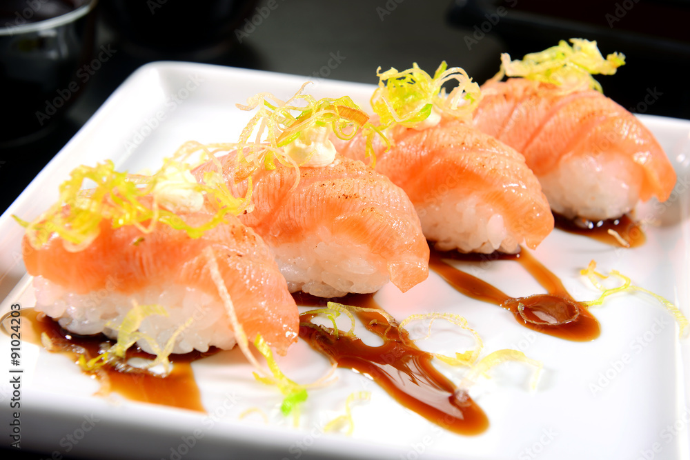 Nigiri - Japanese dish Nigiri - Japanese dish