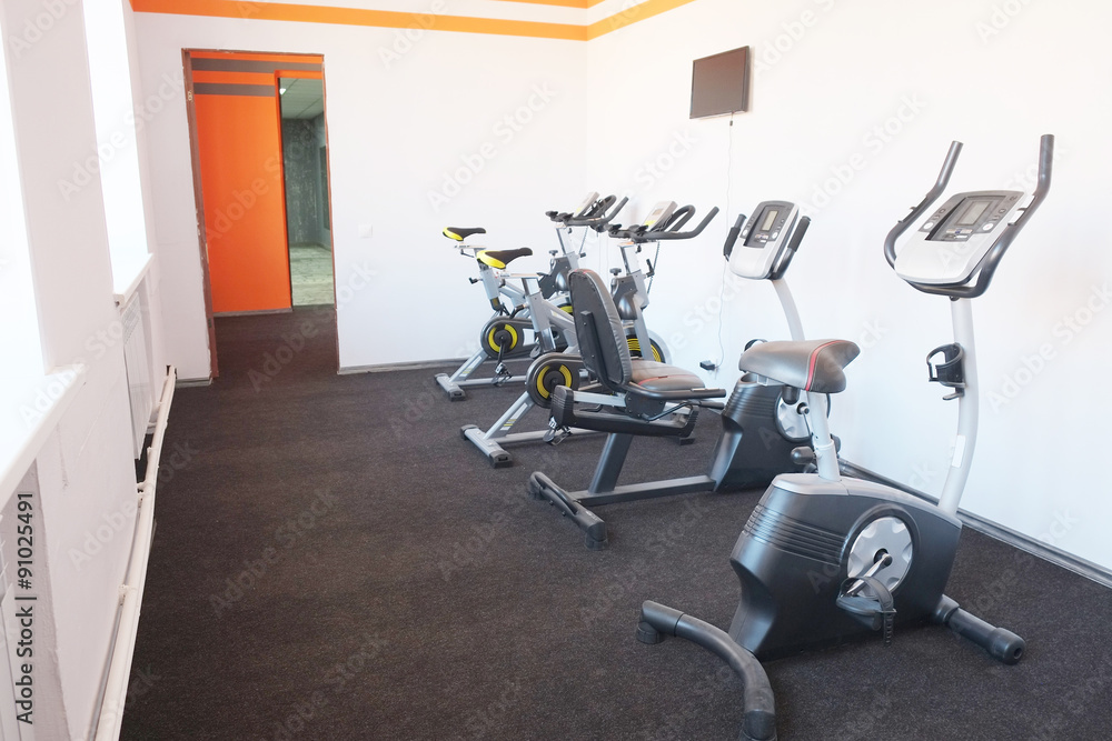 Interior of a fitness hall Interior of a fitness hall