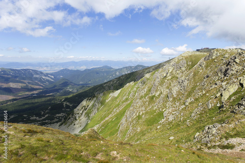 View on the summer Slovakia Mountains Low Tatras