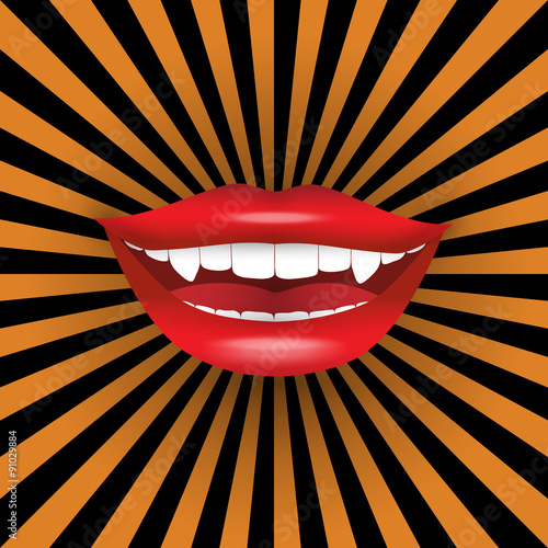 Vampire smile
