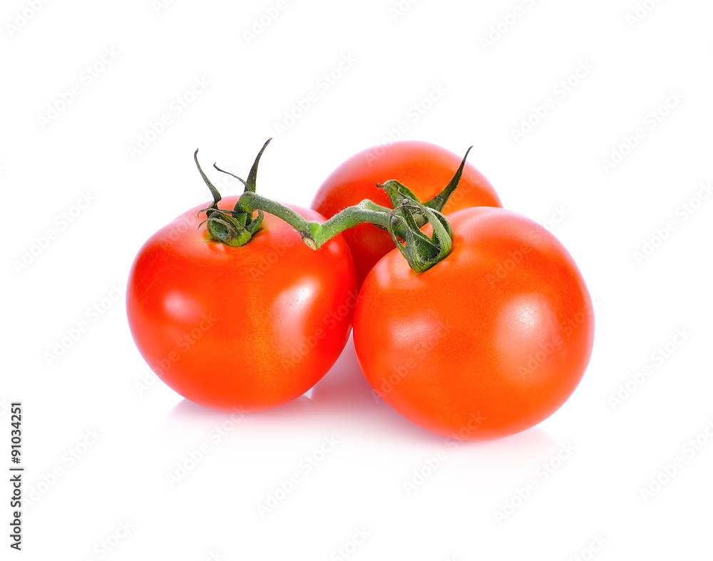 Fresh tomato on white background Fresh tomato on white background