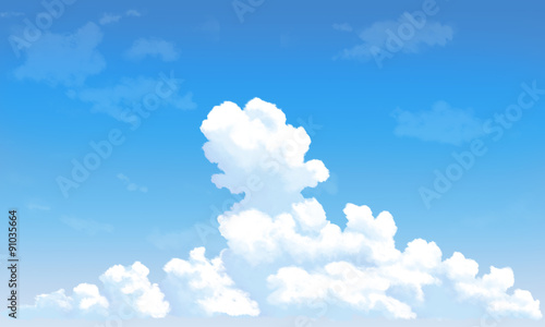 Tableau sur toile thunderhead cumulonimbus