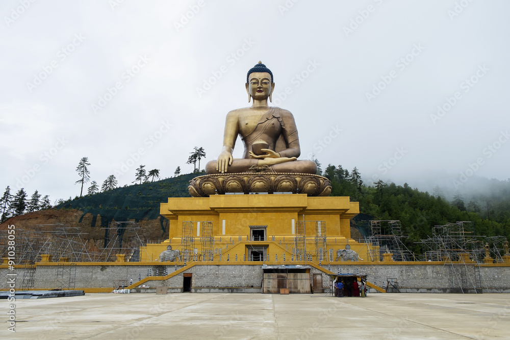 Fototapeta premium Giant Buddha, Thimphu, Bhutan