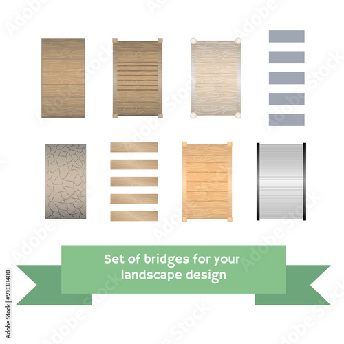 Set of vector bridges.