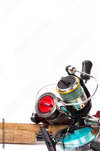 fishing tackles rods, reels, line, lures