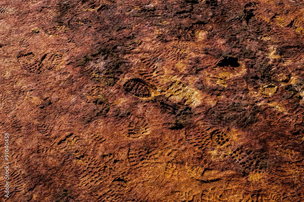 Fototapeta premium 硫黄の土