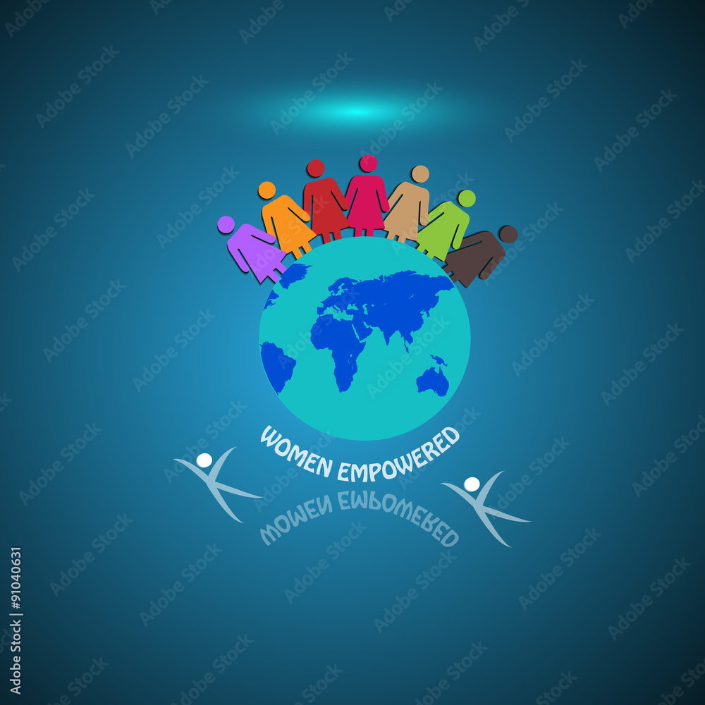 Circle people group connection logo Royalty Free Vector