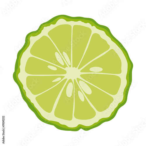 bergamot sliced in half
