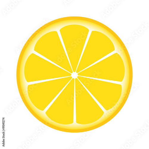 Lemon sliced in half