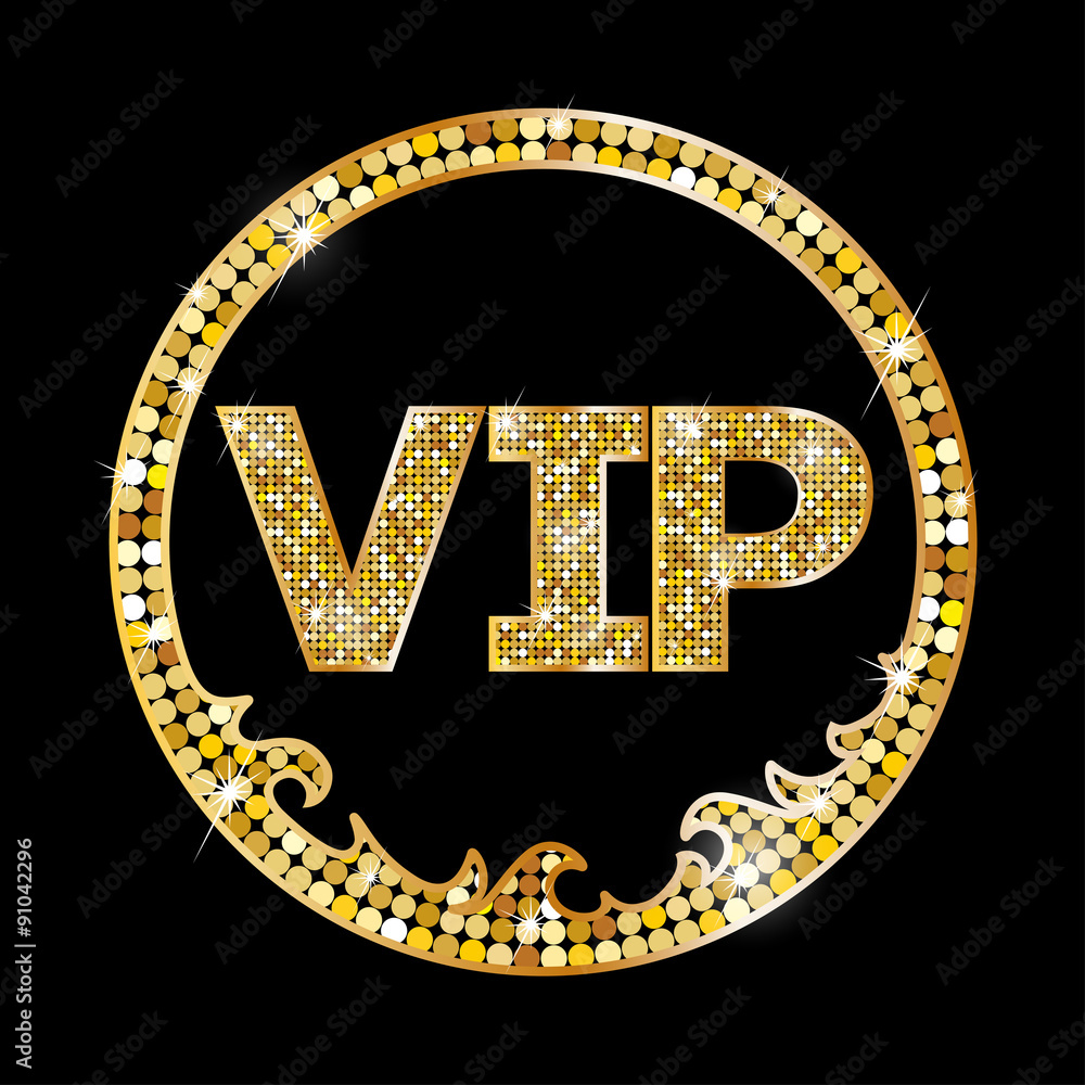 Fototapeta premium Very important person - VIP icon 