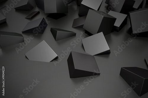 Buried cubes #91044229