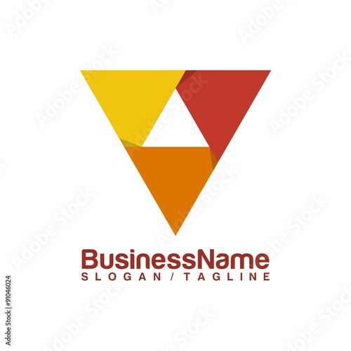 triangle vector logo icon