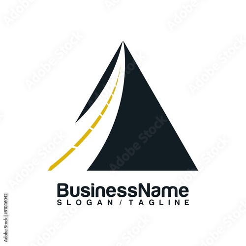 triangle vector logo icon