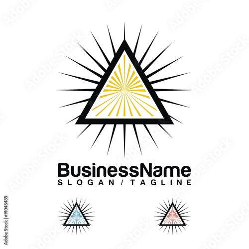 triangle vector logo icon