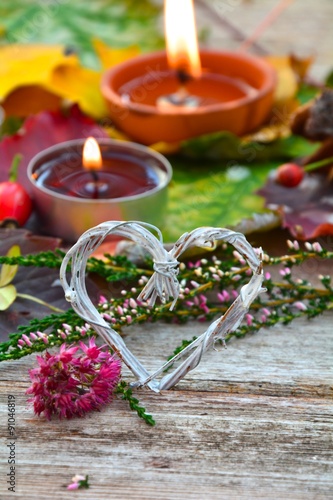 Herbst Grußkarte - Herbstgr...