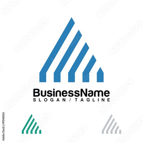 triangle vector logo icon