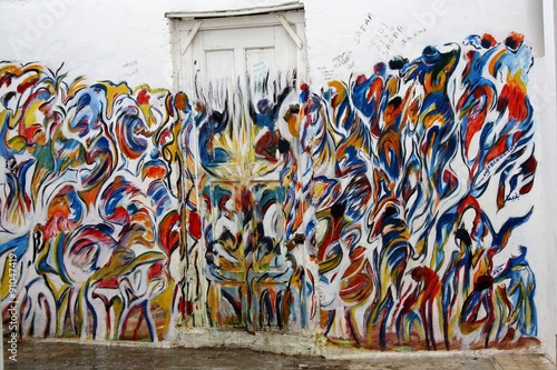 Maroc, Asilah, street art photo