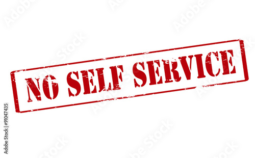 No self service