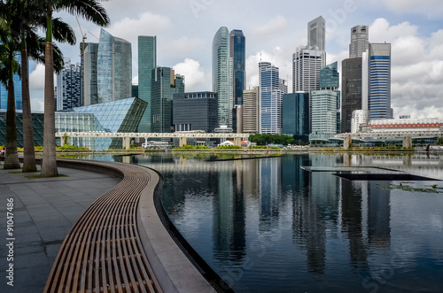 Singapore skyline © surangaw