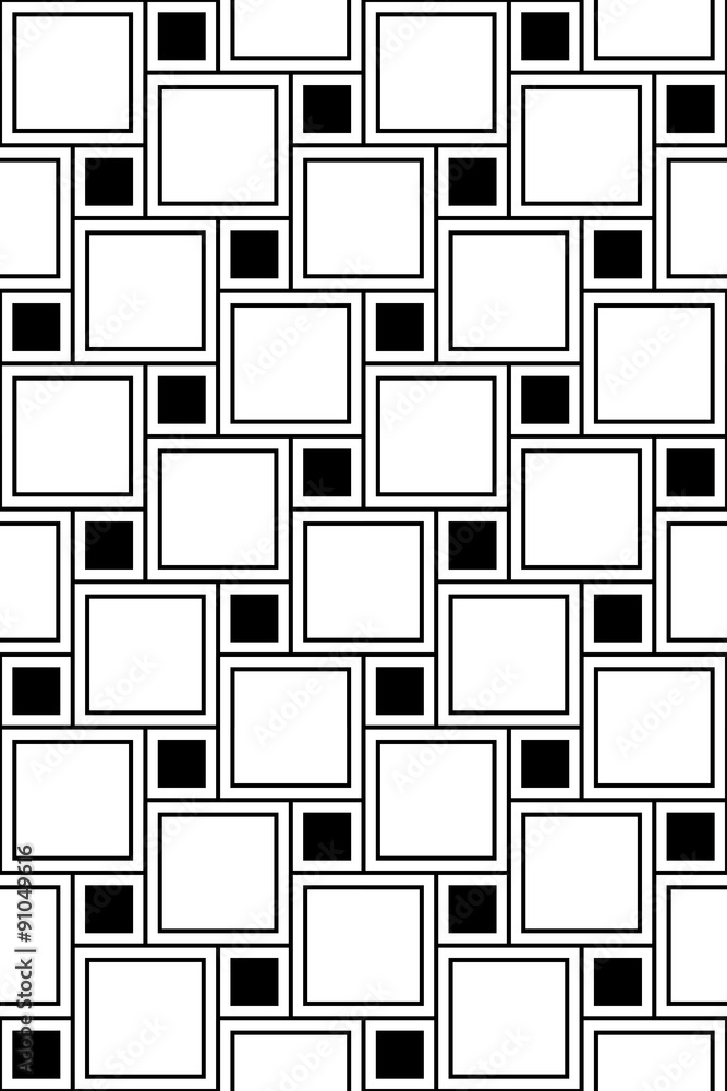 Vector modern seamless geometry pattern squares , black and white abstract geometric background,wallpaper print, monochrome retro texture, hipster fashion design Vector modern seamless geometry pattern squares , black and white abstract geometric background,wallpaper print, monochrome retro texture, hipster fashion design