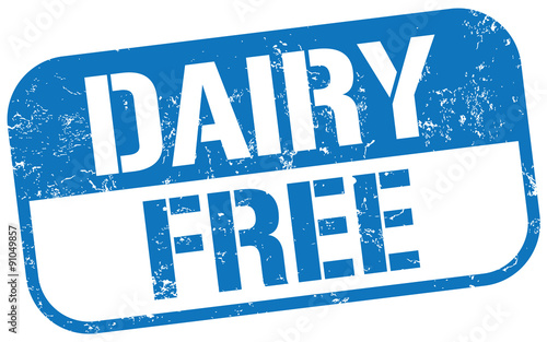 dairy free rubber stamp
