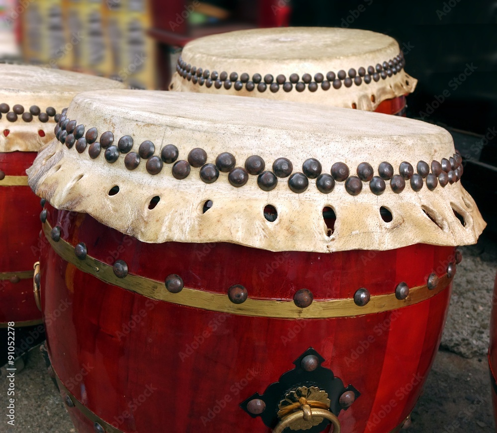 Large Chinese Drums Large Chinese Drums
