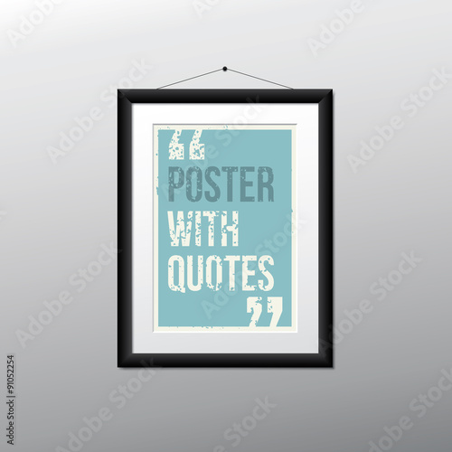 Realistic frame. Perfect for your presentations. Vector illustra