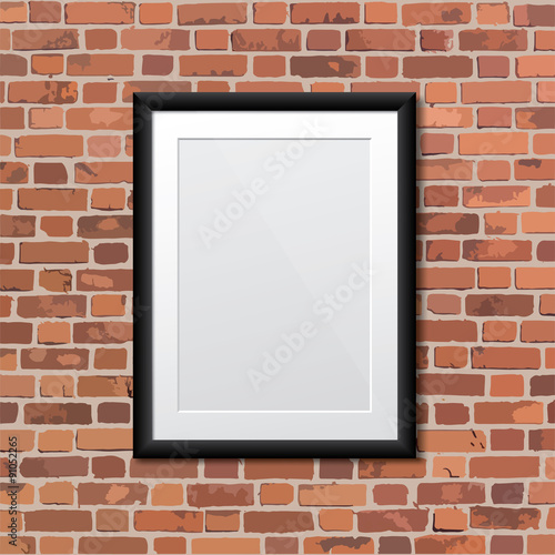Realistic frame. Perfect for your presentations. Vector illustra