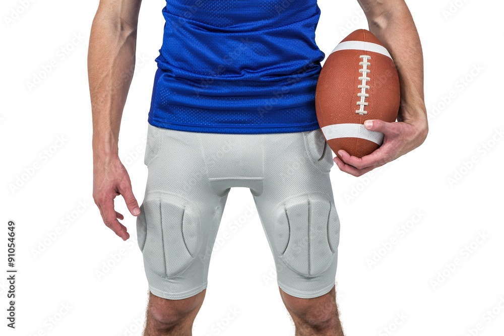 Sports player holding ball Sports player holding ball