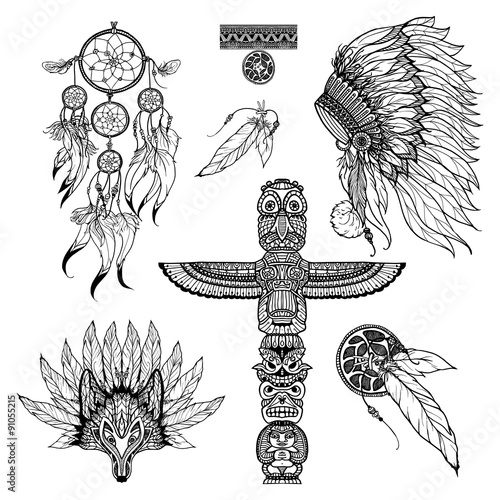 Tribal Doodle Set