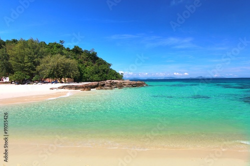  Paradise beach in Koh maiton island   phuket  Thailand  