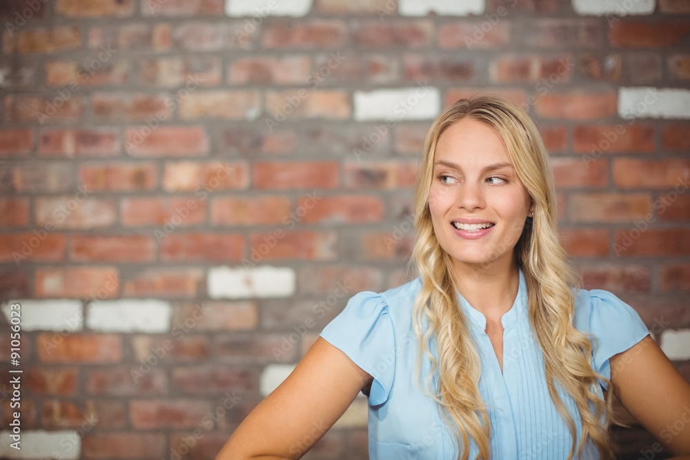 Cheerful business woman Cheerful business woman