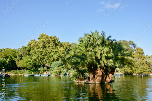 Tableau sur toile Parc Ciutadella Park à Barcelone