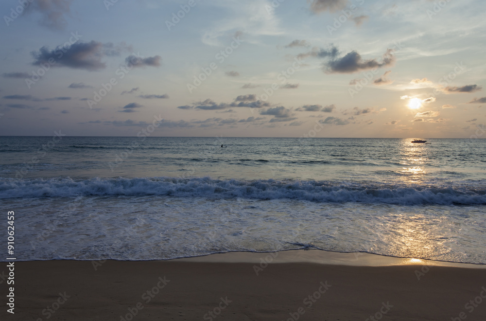 Obraz premium Sunset Kata beach