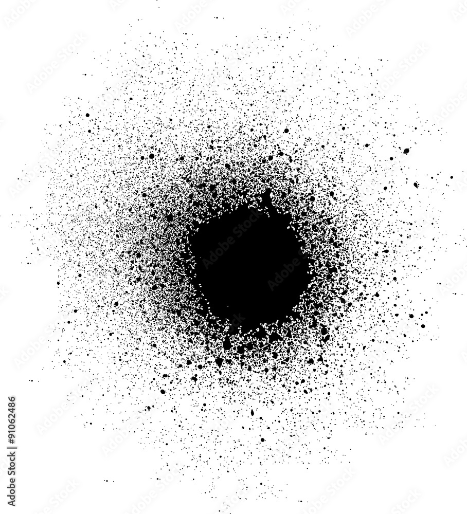 graffiti high detail spray design element in black on white graffiti high detail spray design element in black on white