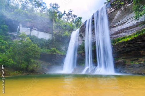 Huai Luang waterfall in Ubon Ratchathani province of Thailand