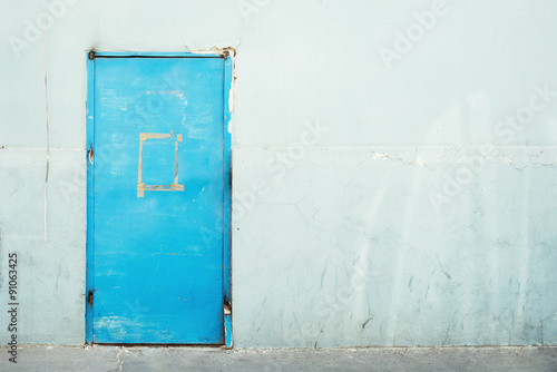 Old rusty door. © waku