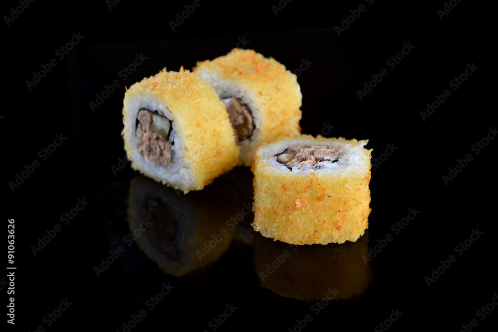 sushi with salmon sushi with salmon