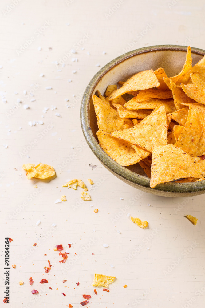 Bowl of nachos Bowl of nachos