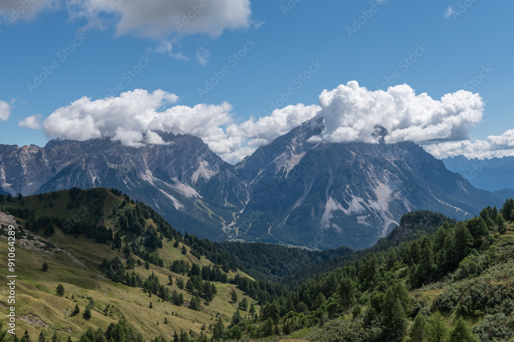 View of the Italian Dolomites