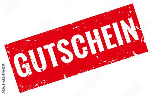 Gutschein Stempel rot 