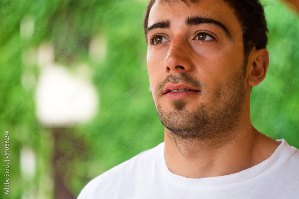 Fototapeta premium handsome young man.closeup