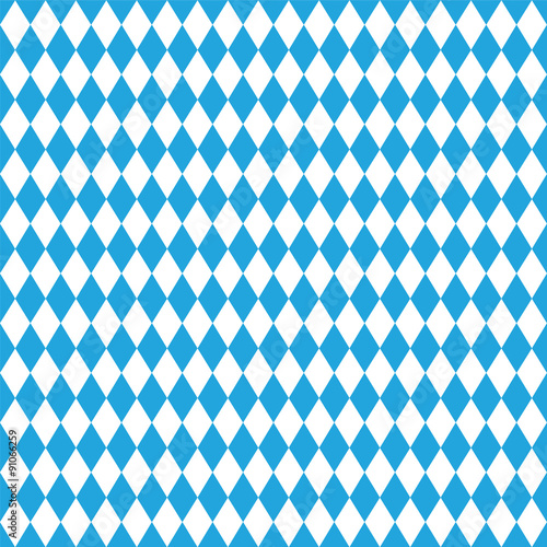 Seamless Oktoberfest blue background